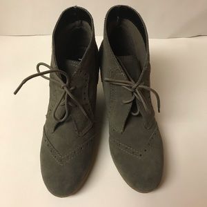 MIA oxford lace up "Pampa" wedges